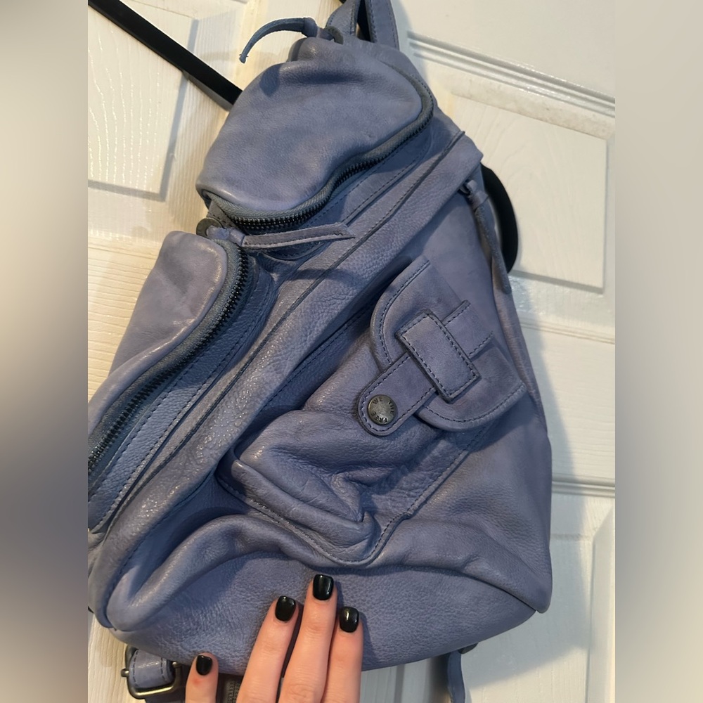 🔥BNWT! Free People! 'We the free' Sparrow Convertible SlingBag in 'Denim Blues'